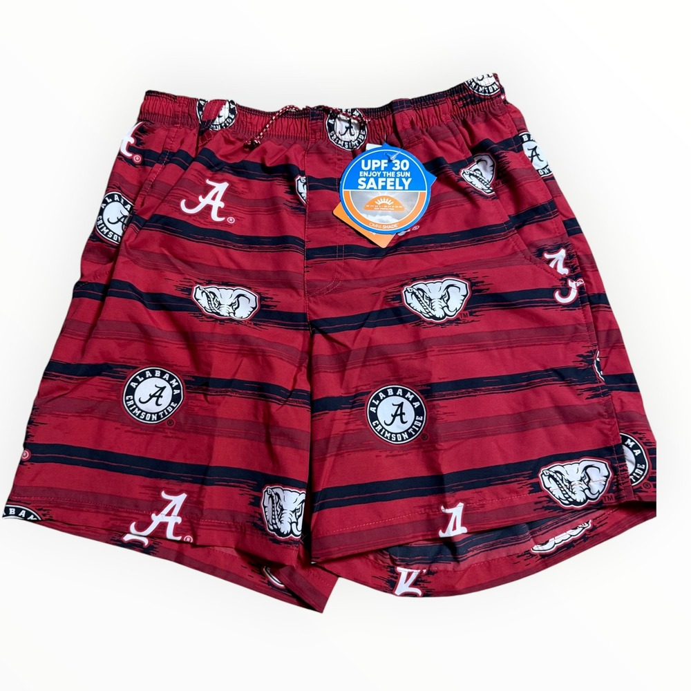 Columbia Alabama Crimson Tide PFG Shorts Mens Small Red New Omni Shade 6 Inseam